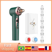 heating blackhead remover 6 in 1 visualization acne cleaner machine clean skin care tools for face black point vacuum aifree