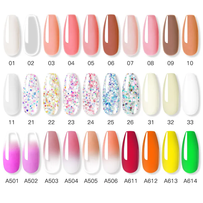 Гель-лак для наращивания ногтей Полупостоянный светящийся | Красота и здоровье