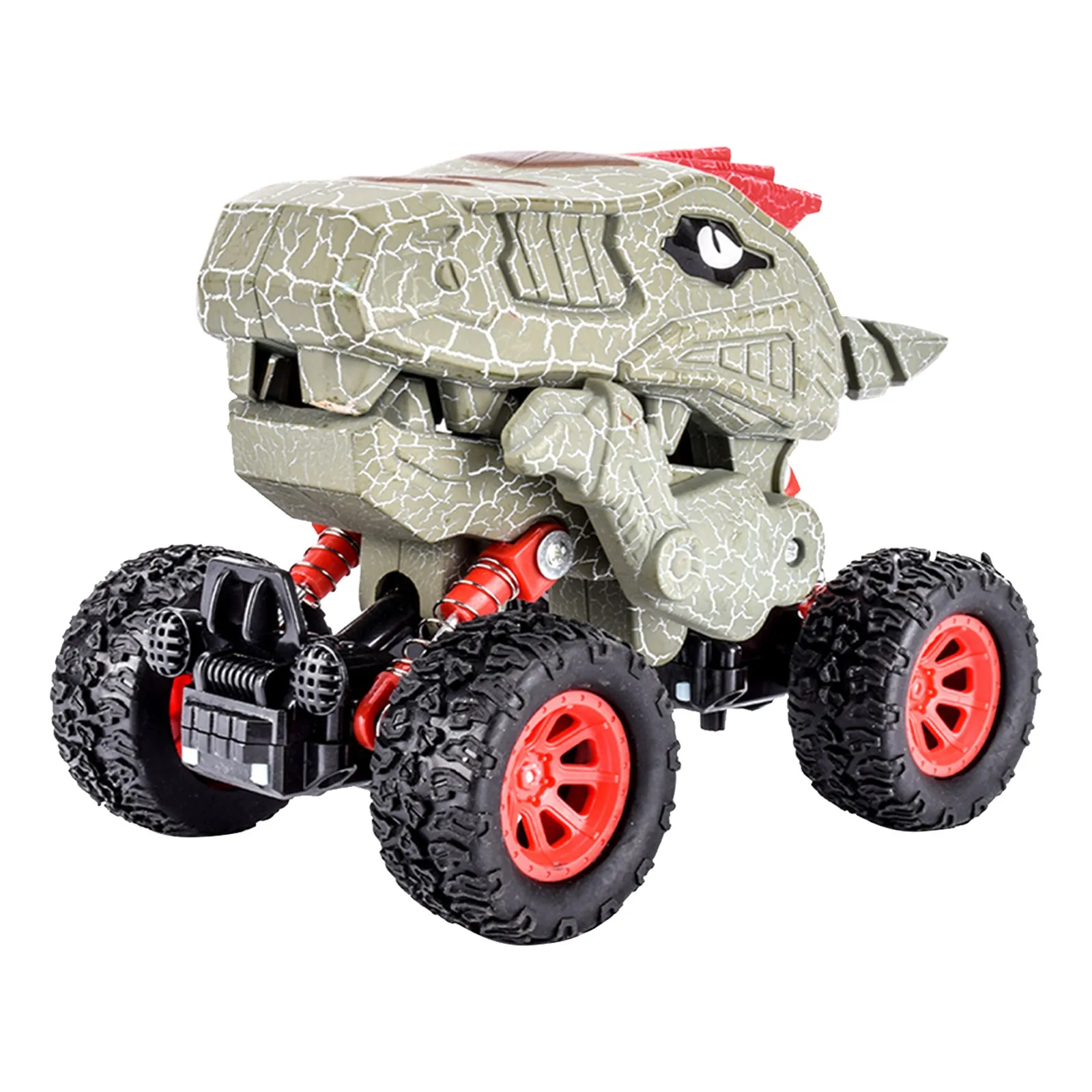 

4X4 Pull Back Four-Wheeled Car Toy 2 In 1 Toy Multicolor Animal Dinosaur Pull Back Car Childrens Baby Game Party Show Toys Gifts