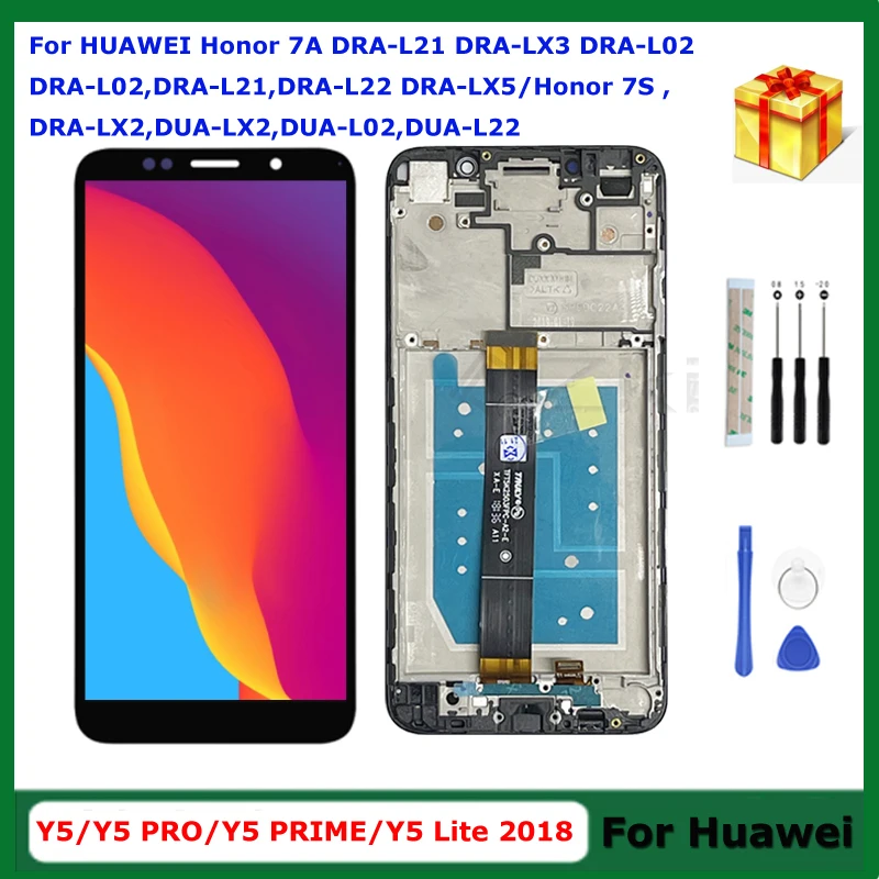 Для Huawei Y5 Prime 2018 ЖК-дисплей для Honor 7S DUA L22 Замена для Honor 7A DRA LX9 LX3 Y5 Lite дигитайзер сенсорный экран