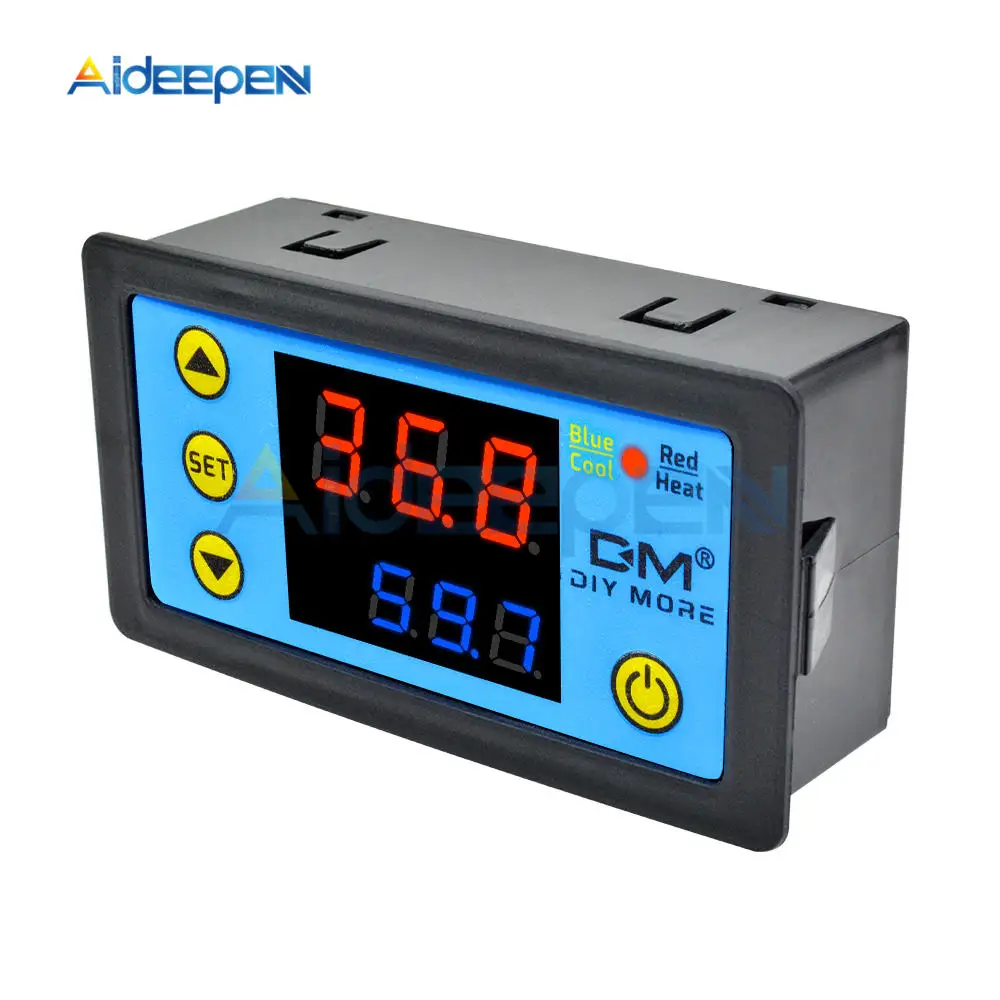 W3231 AC 110 V-220 V DC12V 24V Цифровой термостат регулятор температуры Измеритель Тестер Один/двойной дисплей Замена W3230