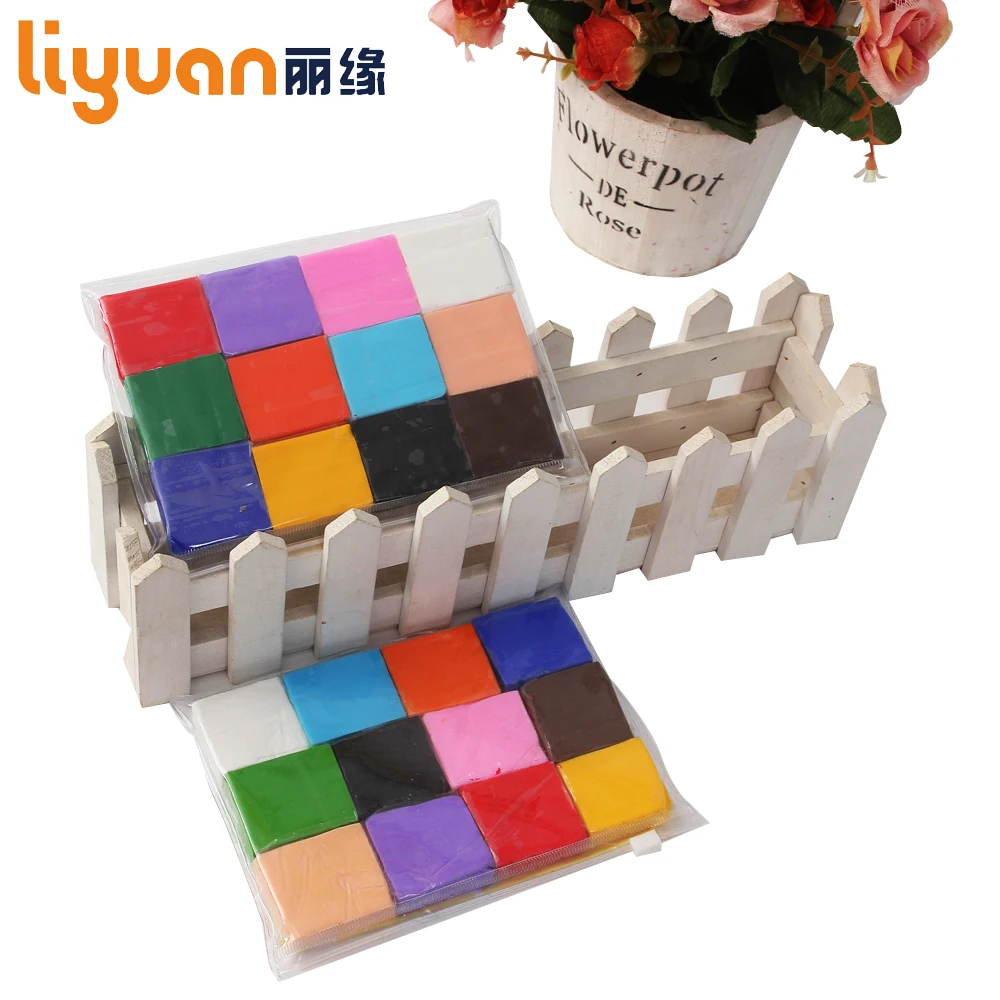 

Лиюань 12 видов цветов/Набор "сделай сам" из мягкого ювелирных изделий полимера пластилин набор Пластилин учебный игрушки Пластилин для дете...