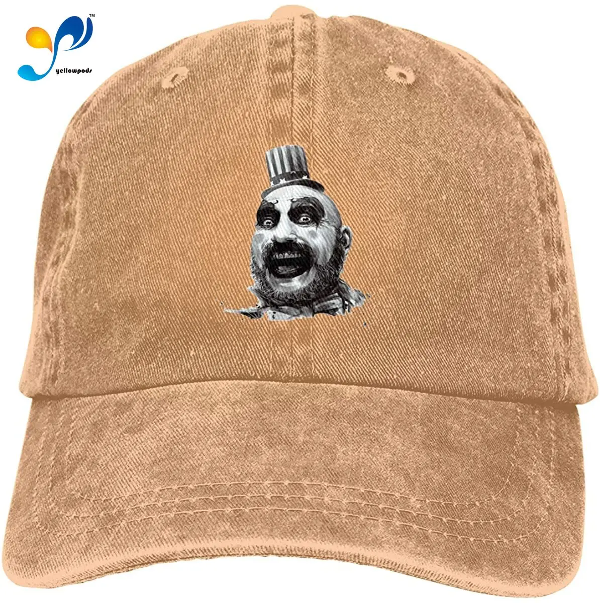 

Мягкая Регулируемая винтажная бейсболка в стиле унисекс Captain Spaulding