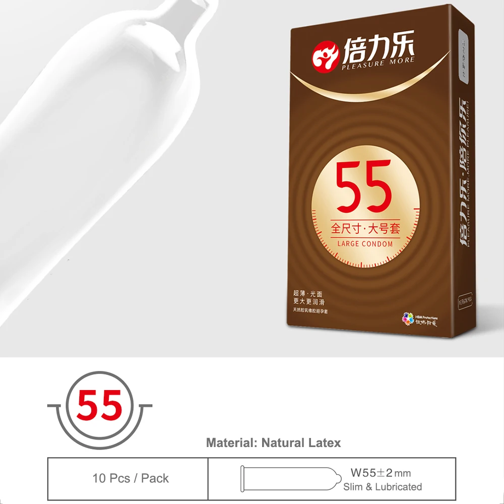 10 шт. Секс игрушки размера плюс презервативы для Для мужчин/46/49 50/52/55 мм небольшого