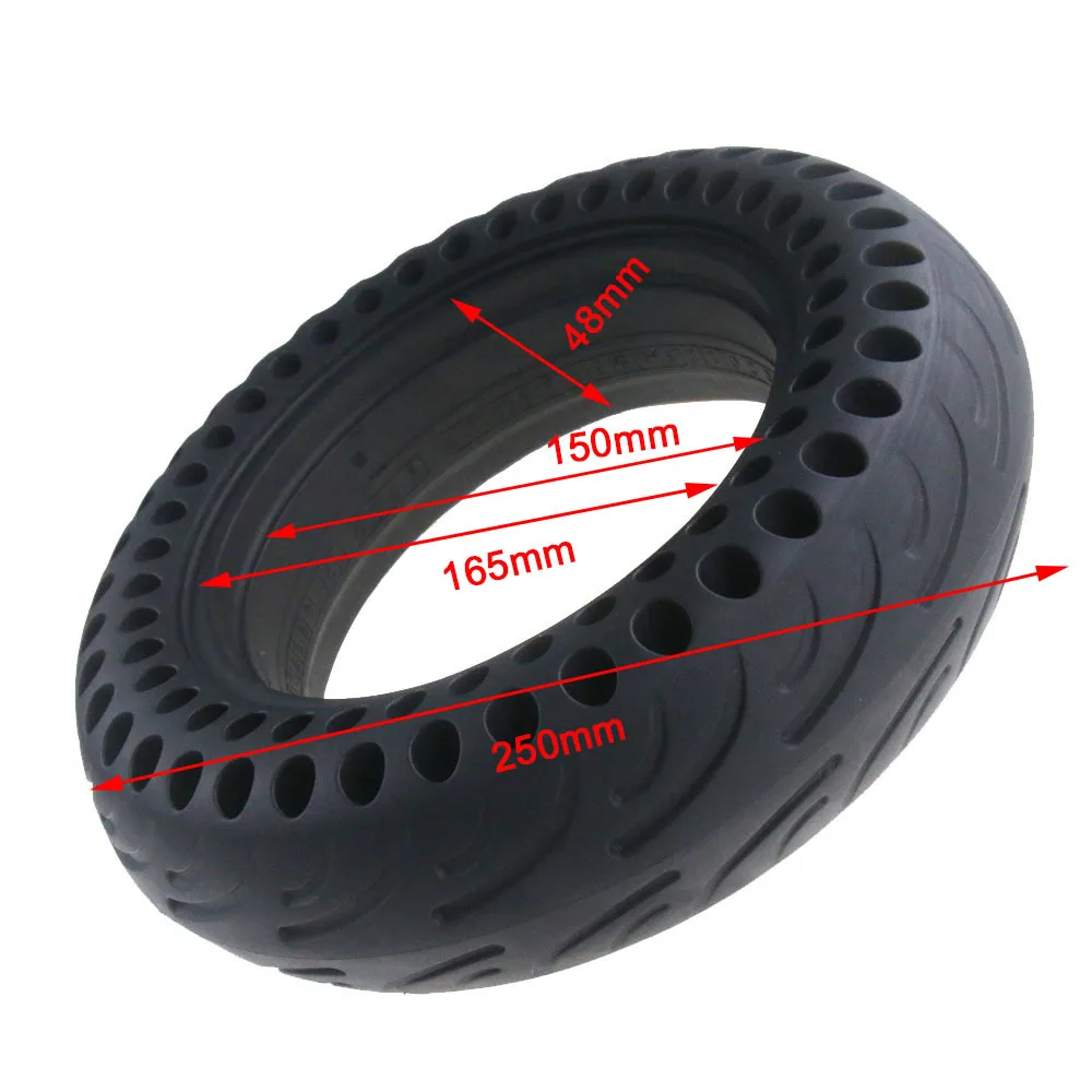 

70/65-6.5 Porous Solid Tire Thickening To Prevent Puncture Wear-Resistant Balance Car Solid Tire 10*2.75 Honeycomb Solid Tyre