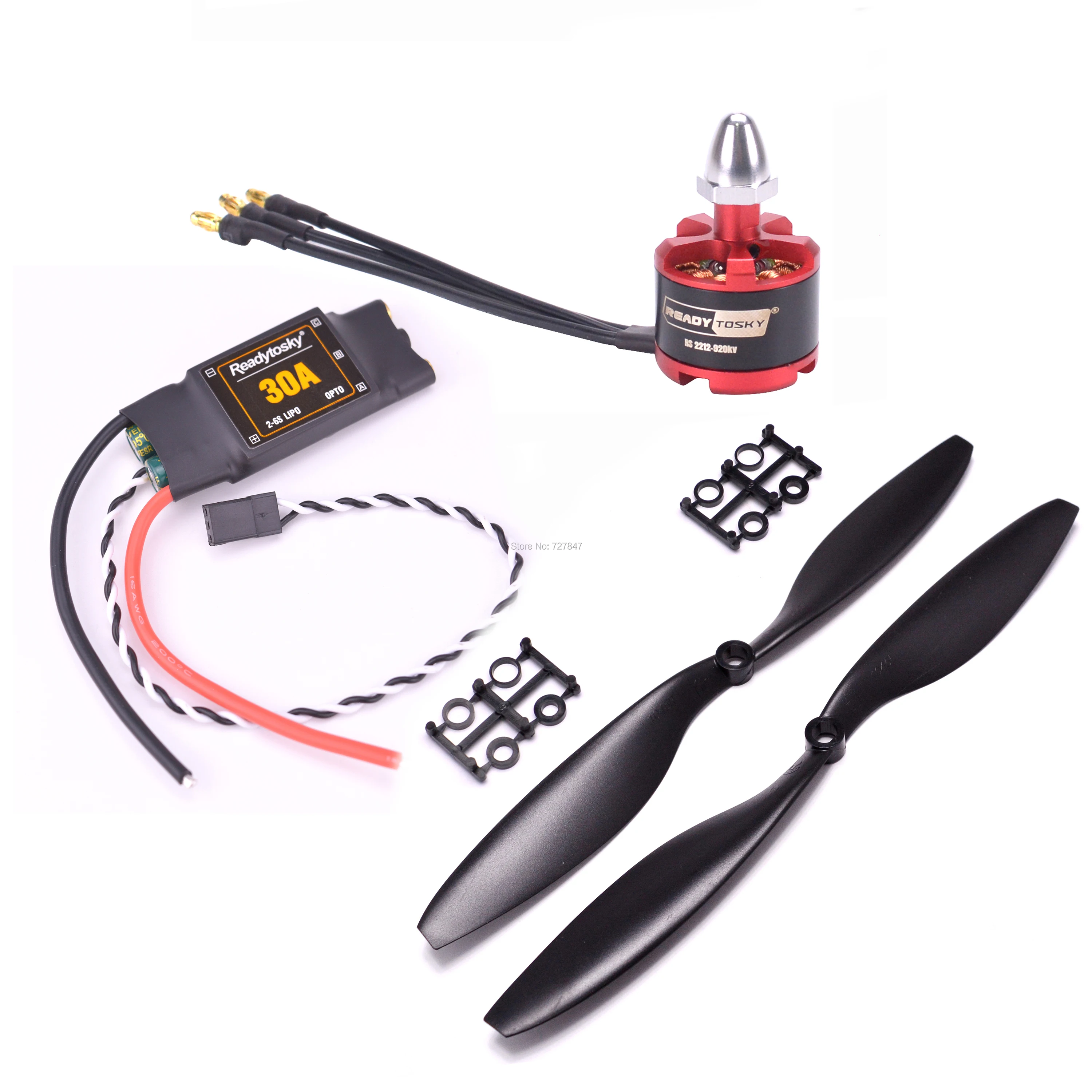 

Бесщеточный электронный регулятор скорости ESC OPTO 2-6S + RS2212 2212 920KV CW / CCW 2-4s бесщеточный двигатель 1045 Prop