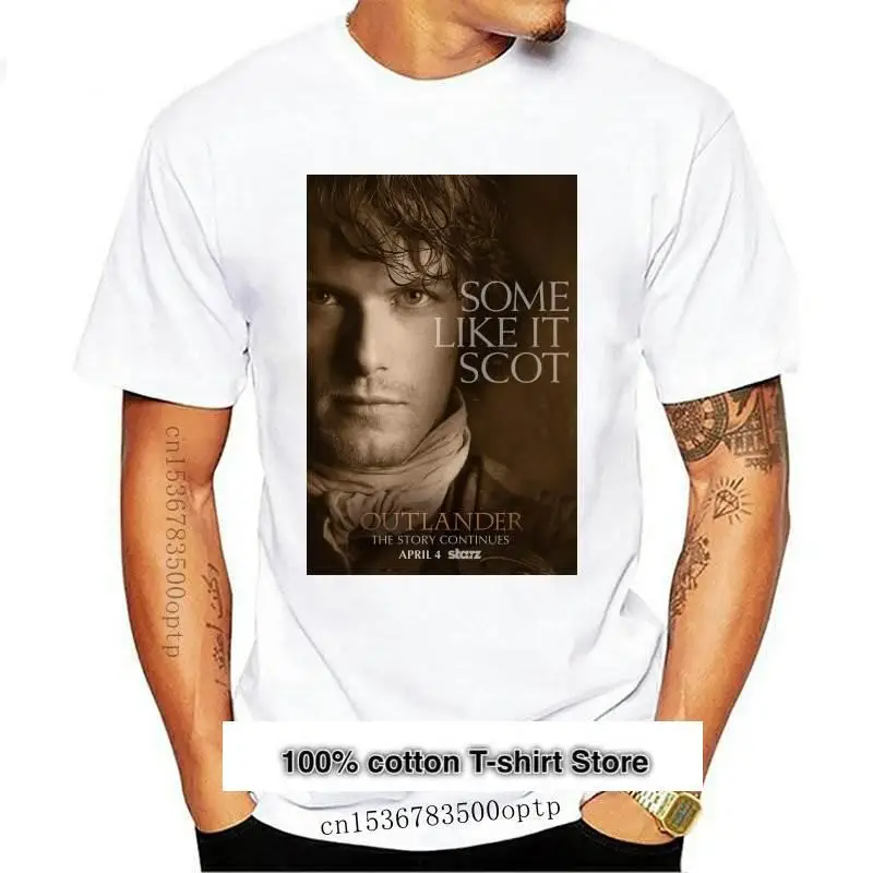 

Camiseta de algodón para hombre, prenda de vestir, de marca, a la moda, con estampado de Fraser Outlander, 2021