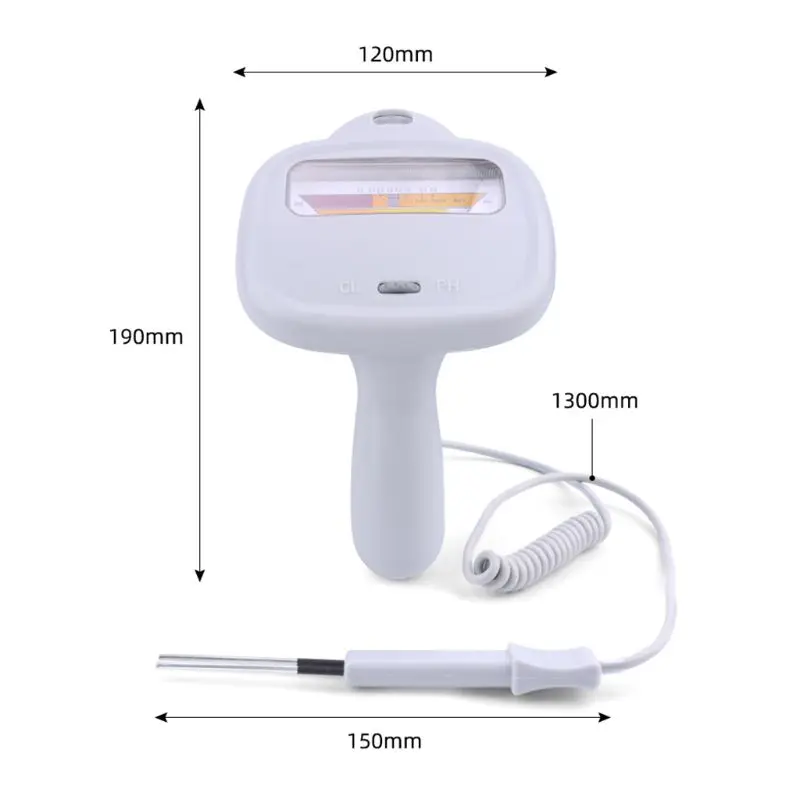 

Portable Digital Monitor Ph Water Tester Meter Analysis Chlorine for Swimming Pool