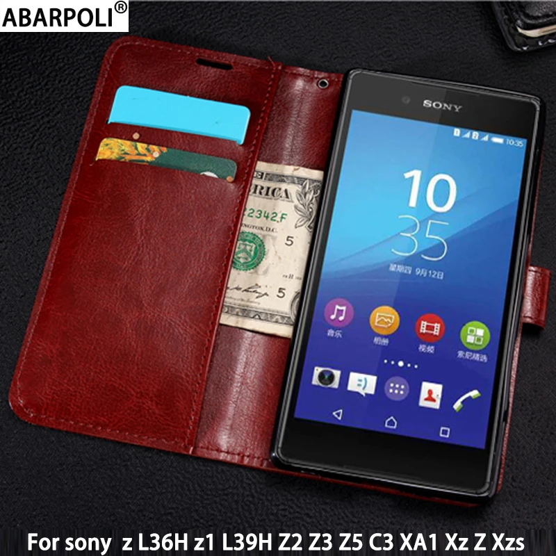 Для sony S39h L36H Z Z1 L39H Z2 Z3 Z5 PLUS силиконовый чехол книжка с бумажником для XA1 Ultra Xz Xzs