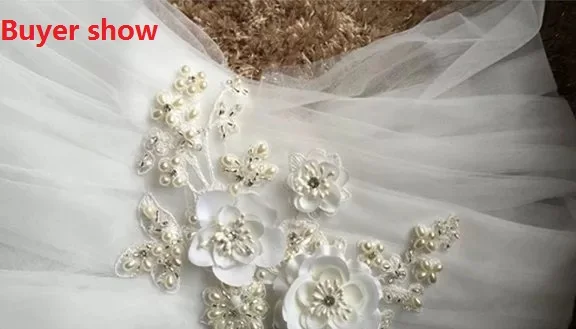 Пришить кружева вышитые патчи белый розовый органза цветок аппликации с бисером