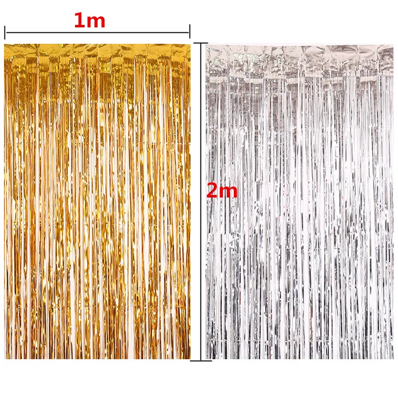 1 шт. 2 м розовое золото Серебряная лента сатиновые вечерние украшения для дня