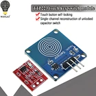 Модуль Сенсорного переключателя TTP223, 5 шт., сенсорная кнопка, самоблокировкабез блокировки, емкостные переключатели, одноканальная реконструкция