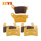 Комплект передних и задних тормозных дисковых колодок для мотоциклов Kawasaki ZX-6R ZX6R ZX 6R EDF FDF 636CC 2013