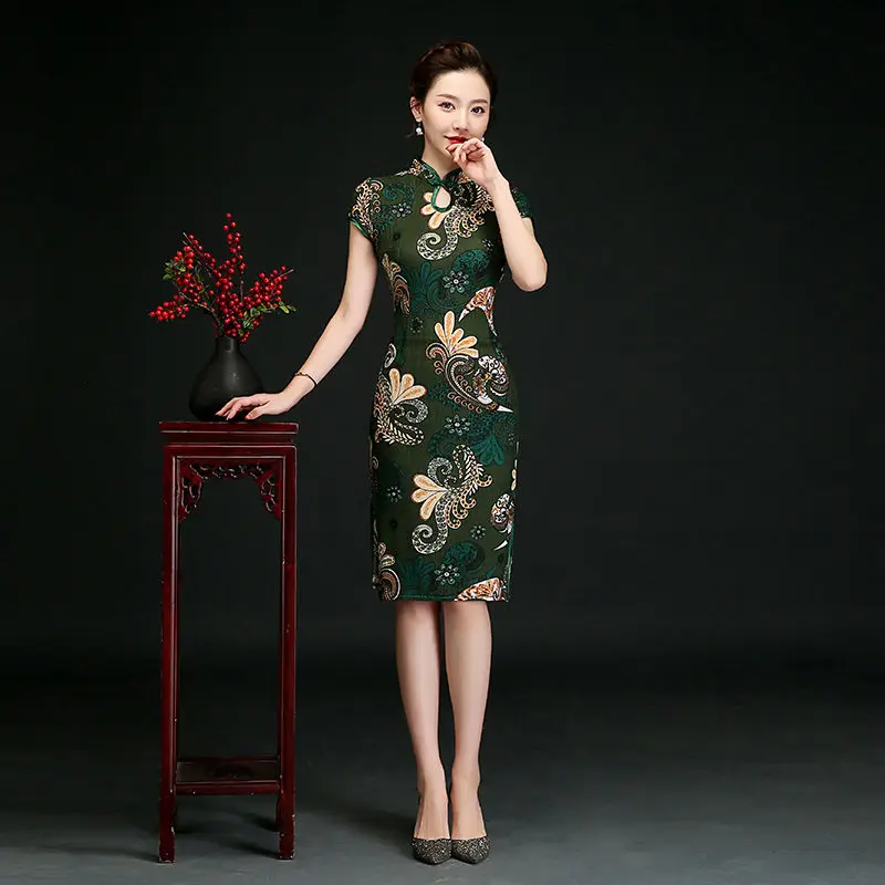 Китайское платье для женщин элегантные новости Qipao Vestidos вечерние свадебные