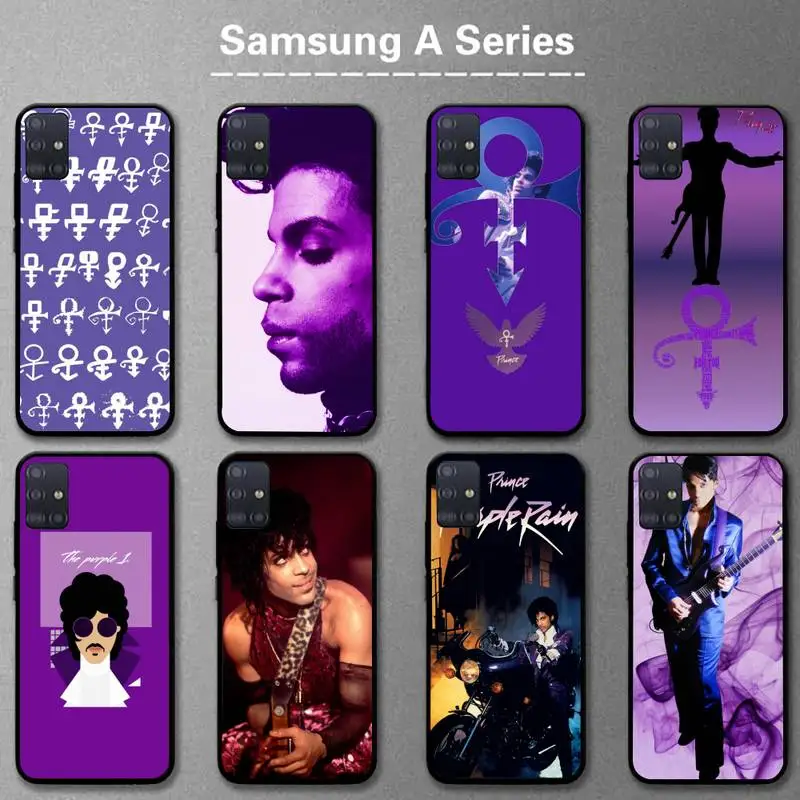 

Prince Rogers Nelson Violet Phone Case For Samsung A6 A7 A8 A10 A11 A20 A21 A30 A31 A40 A50 A70 A80 A91 Plus S E Cover