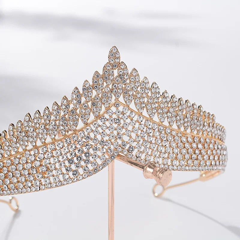 Свадебный ободок для волос в Корейском стиле роскошные тиары ретро королевской