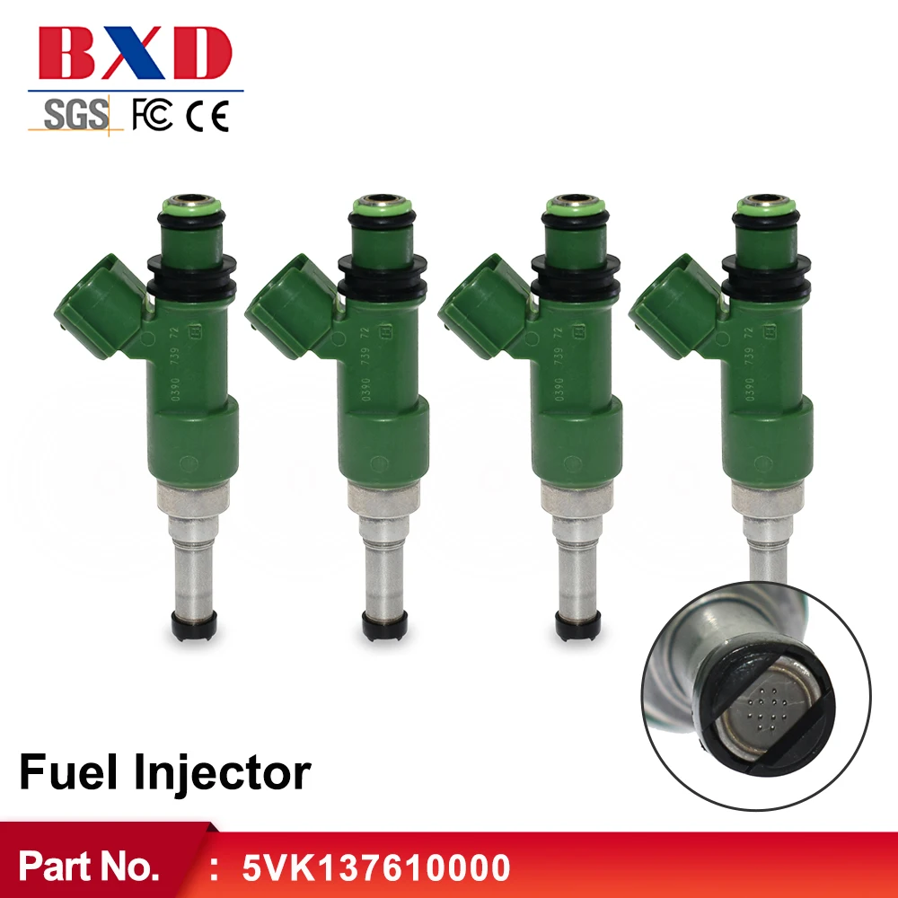 High Quality Fuel Injector 5VK137610000 5VK-13761-00-00 For 2009-2016 Yamaha Raptor 700 YFM700 700R SE - YFM700RSES XT660 | Автомобили и