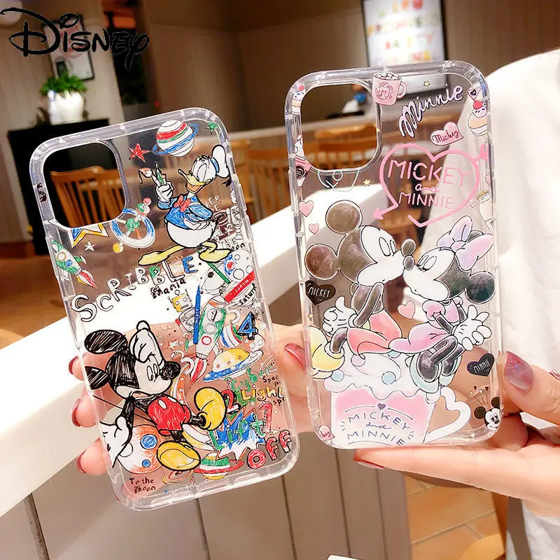 

Disney Mickey Minnie Phone Case for iPhone13/13Pro/13Promax/X/XR/XS/XSMAX/11/12Pro/12mini/6S/7/8P Silica Case Cover
