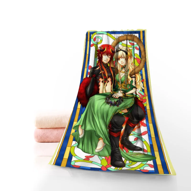 Женское аниме Kamigami No Asobi 35x7 5 см спортивное полотенце для фитнеса портативное