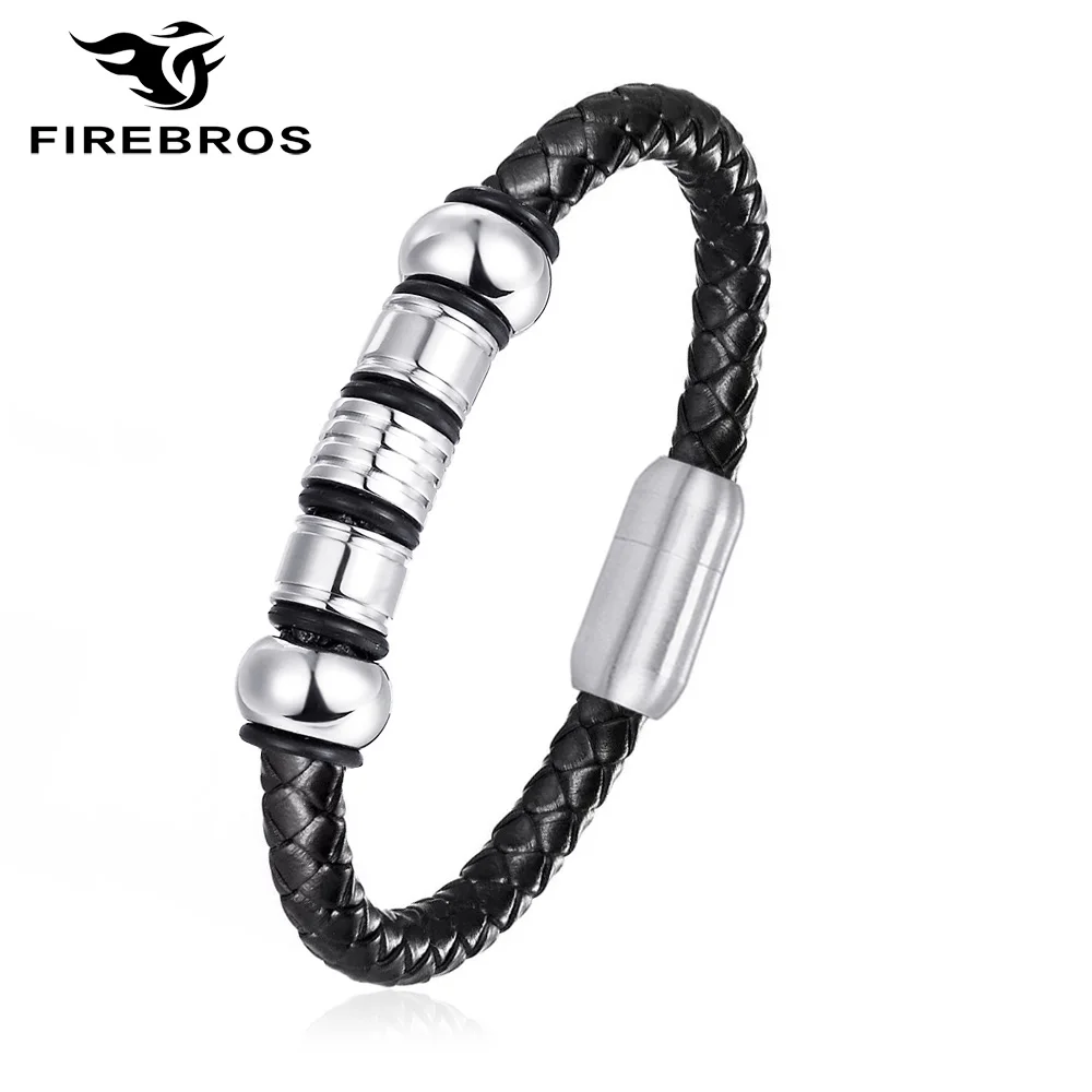 FIREBROS 2021 новый мужской подарок ювелирные изделия 6 мм натуральная кожаная цепочка