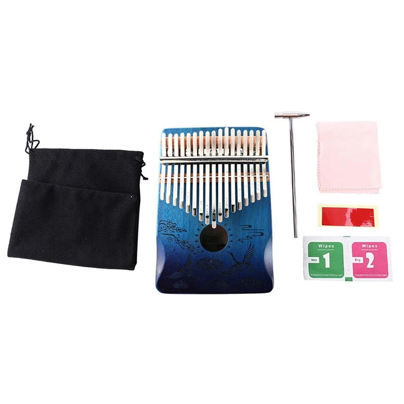 

Kalimba High Quality Acacia Music Instrument 17 Keys Finger Thumb Piano Upgrade Handguard Musical