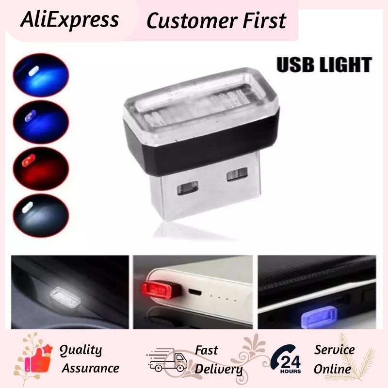 

Car Ambient Light Car Mini Led Car Light Auto Interior Usb LED Decorative Bulbs Lamp Car Atmosphere Light Auto Car Styling