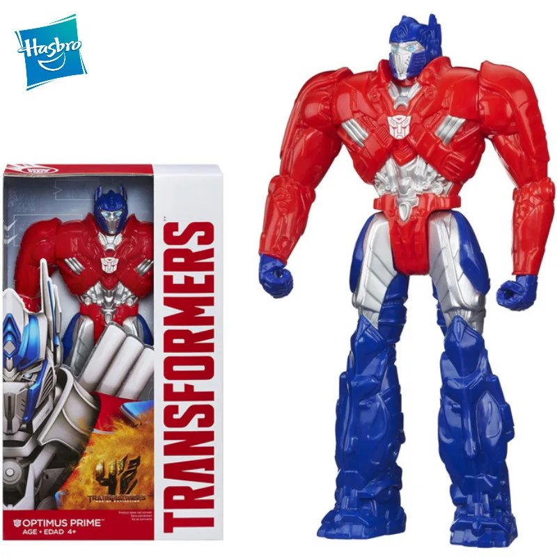 

Новинка Hasbro Transformers 4 Titan Heroes Optimus Prime 29 см ПВХ экшн и игрушечные фигурки A6554