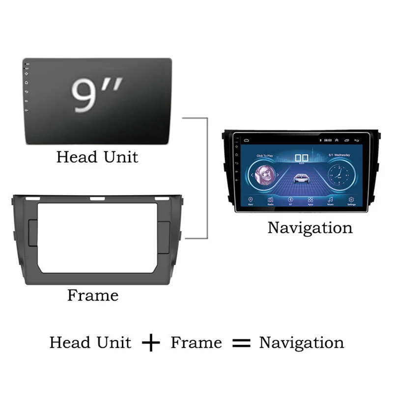 Автомагнитола 2 Din 9 дюймов mp5 Android 8 1 поддержка Wi-Fi Bluetooth GPS двойной USB APP FM SD