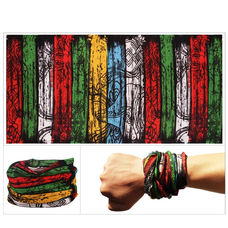 

Sunscreen unisexr Beanie Wristband Magic headscarf Multi Use Tube Scarf Bandana Head Wrap Mask Neck Gaiter Snood Headwea