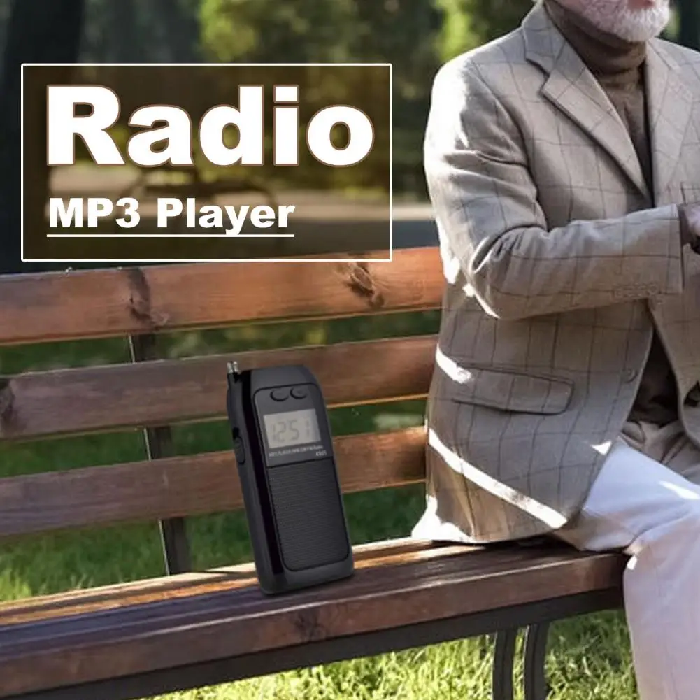 Карманное мини радио K605 стерео FM AM SW MW цифровой радиоприемник с настройкой MP3