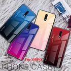 Роскошный чехол из закаленного стекла для телефона OPPO Realme X Lite 3 Find X F11 Pro R19 K3 Reno 10X ZOOM, тонкий жесткий чехол из закаленного стекла