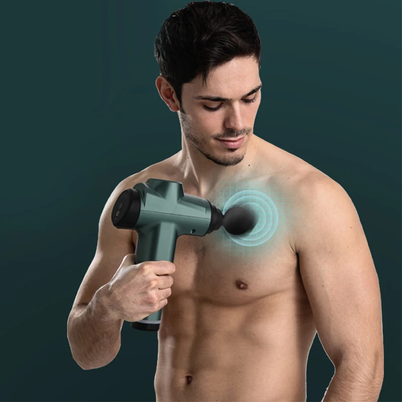 Массажный пистолет VOGUISH с ЖК дисплеем глубокий массажер для мышц и боли в мышцах