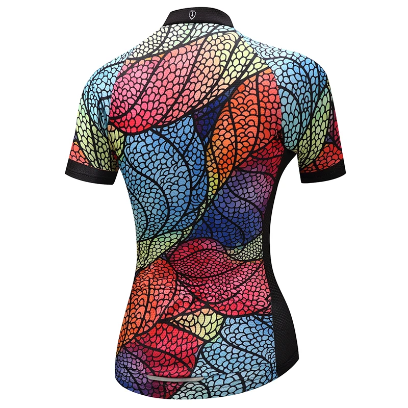 Летняя женская велосипедная Джерси с коротким рукавом одежда для велосипеда