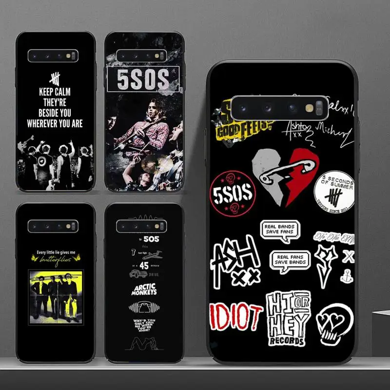 

SOS 5 seconds of summer Phone Case for samsung galaxy a51 a52 a71 a50 a12 a72 a21s a70 s21 s20 fe s10 note 20 10 plus ultra