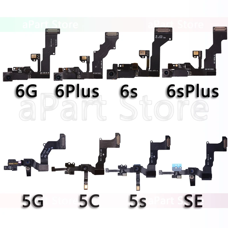 Оригинальная фронтальная камера для iPhone 5 5S 5C SE 6 6s Plus с правым датчиком