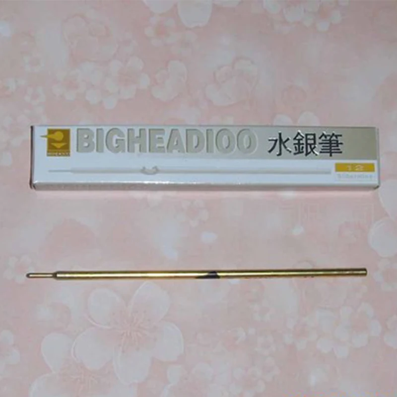 Ртутная ручка Bigheadioo линия для одежды золотая серебряная заправка идеально