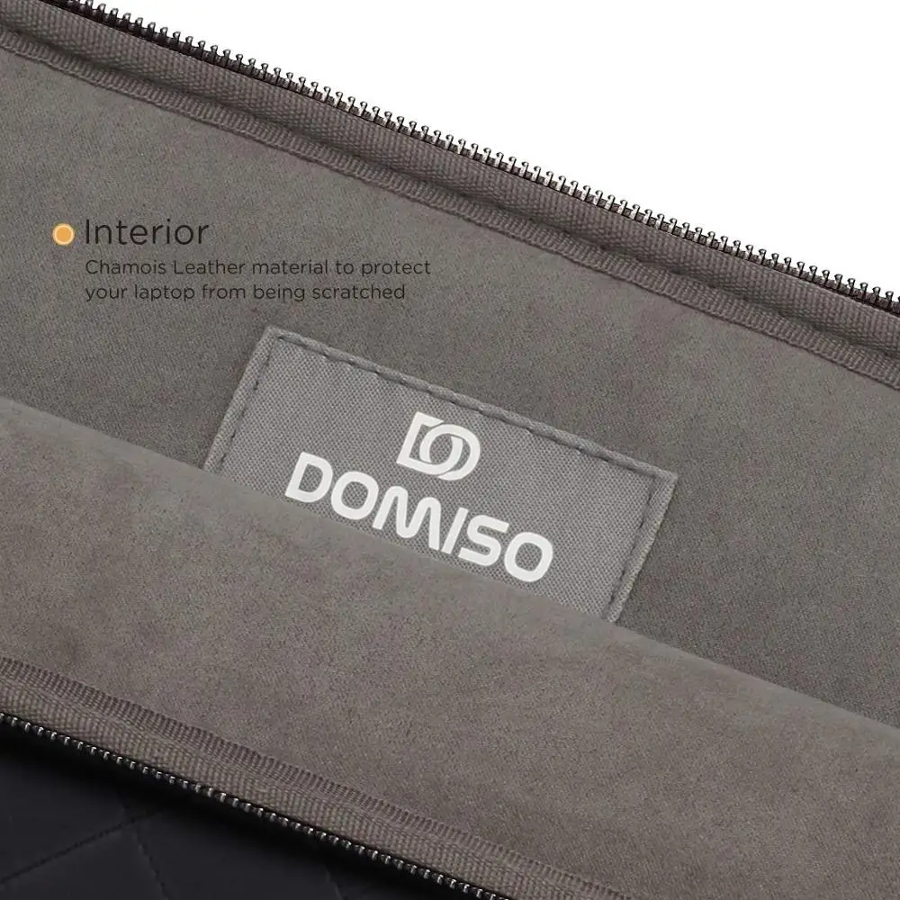DOMISO 10 13 14 15,6 дюймов ноутбук рукав мягкая нейлоновая сумка для компьютера чехол защитный чехол Крышка для планшета карман черный синий