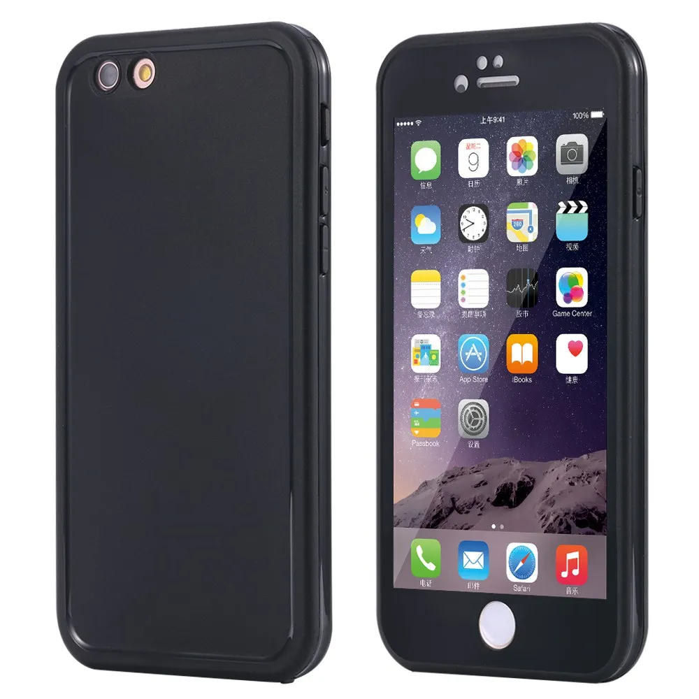Black Чехол KISS водонепроницаемый чехол для телефона для iPhone X XS 11 Pro MAX XR 7 8 чехол для подводной фотографии для iPhone 11 6 6s 7 8 Plus чехол - Цвет: Black