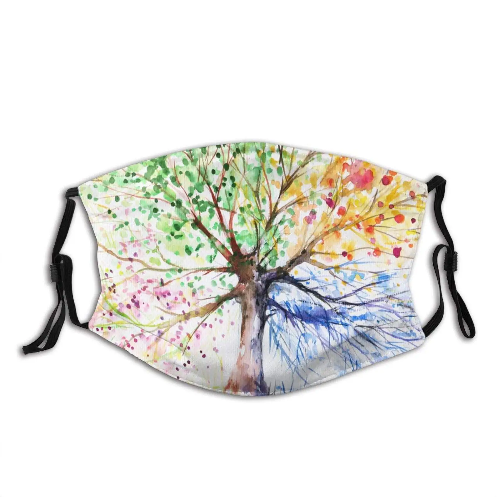 

Красочные дерево унисекс маска для лица с изображением рта крышка, Для женщин мужские Многоразовые шеи гетры моющиеся Бандана Балаклава, пр...