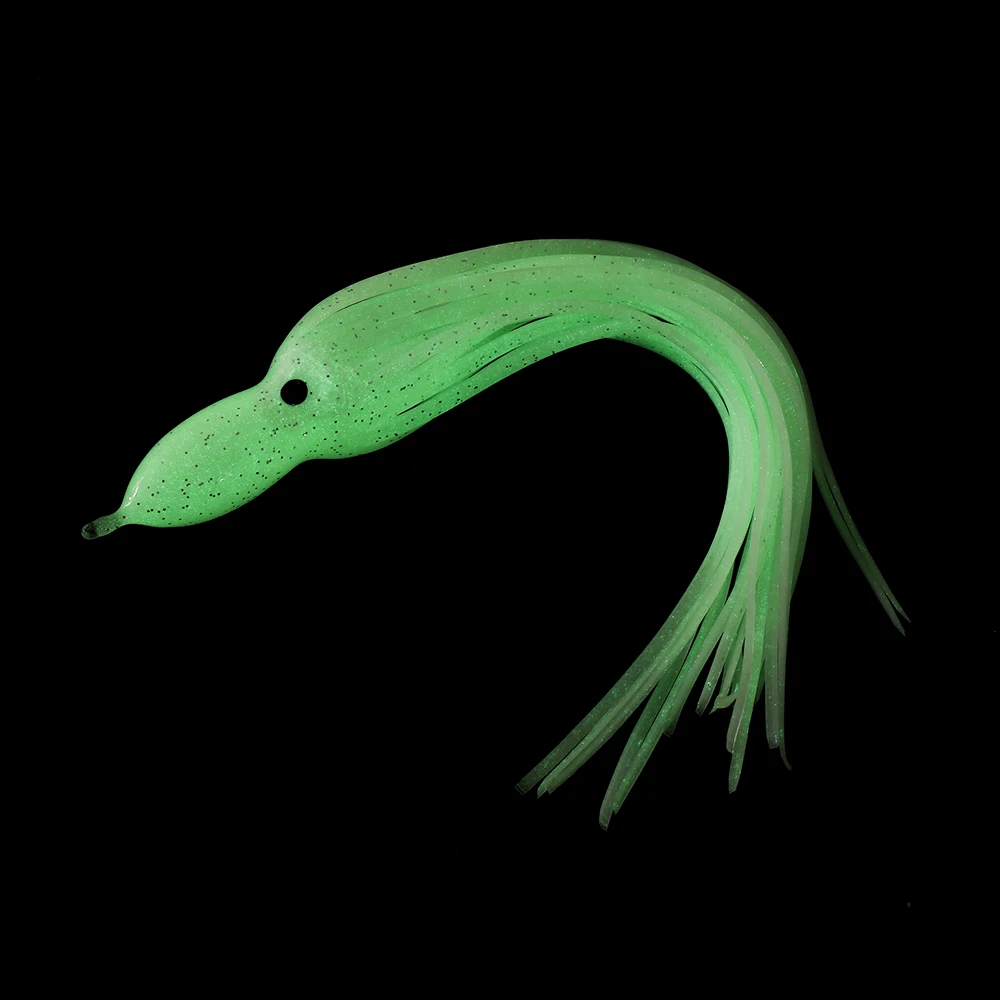 2 шт. большой кальмар приманка с юбкой резиновые Кальмар юбки Octopus мягкие приманки для ловли рыбы, тунец парусник 18/20/22/24/26/28/30 см