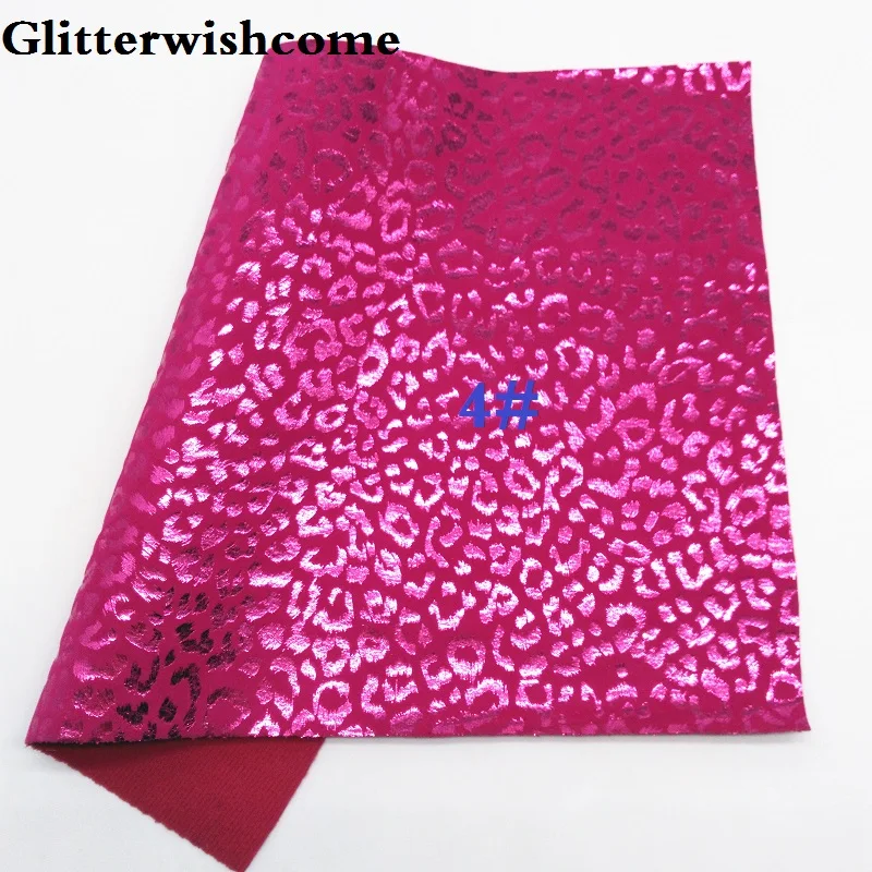 Ткань из искусственной кожи Glitterwishcome 21 х29 см Размер A4 Vinil Para Lazos листы ткань с