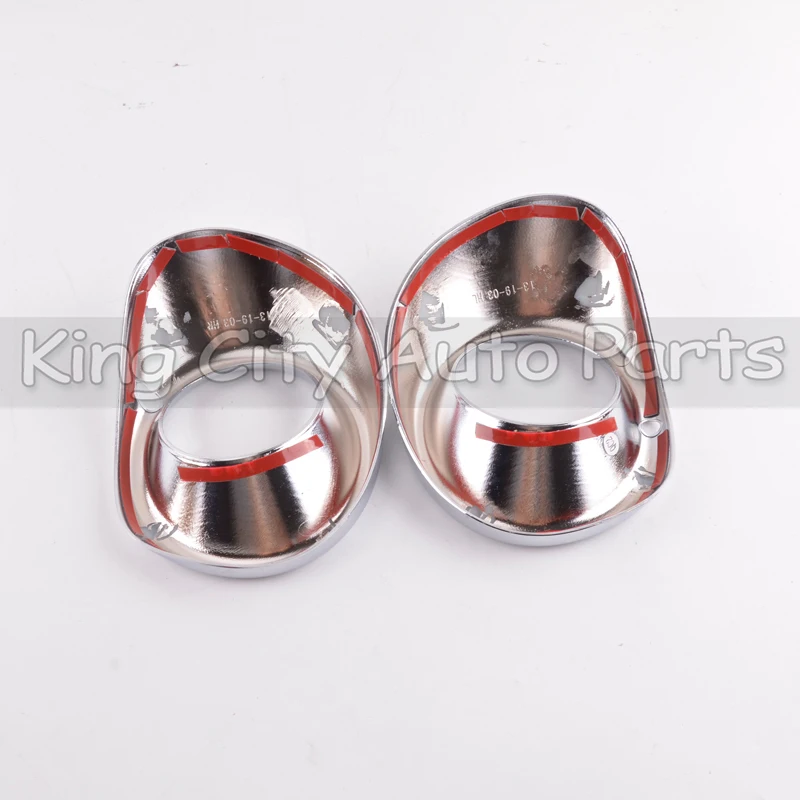 Крышка QX для Mitsubishi Outlander 2013 2014 ABS Хром передний бампер foglamp противотуманный