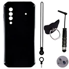 ITien ТПУ силиконовый защитный чехол для телефона для Blackview BL6000 Pro A60 A80 BV5500 плюс шнурки ручка с кольцом гель в виде ракушки Etui кожа