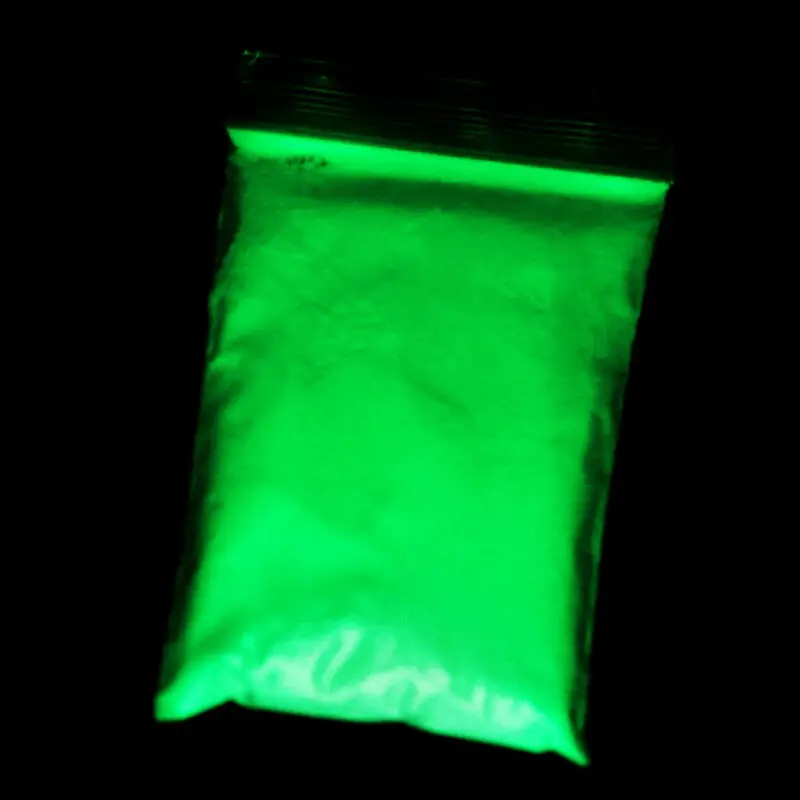 Флуоресцентные Блестки для ногтей 50 г суперъяркий светящийся в темноте порошок