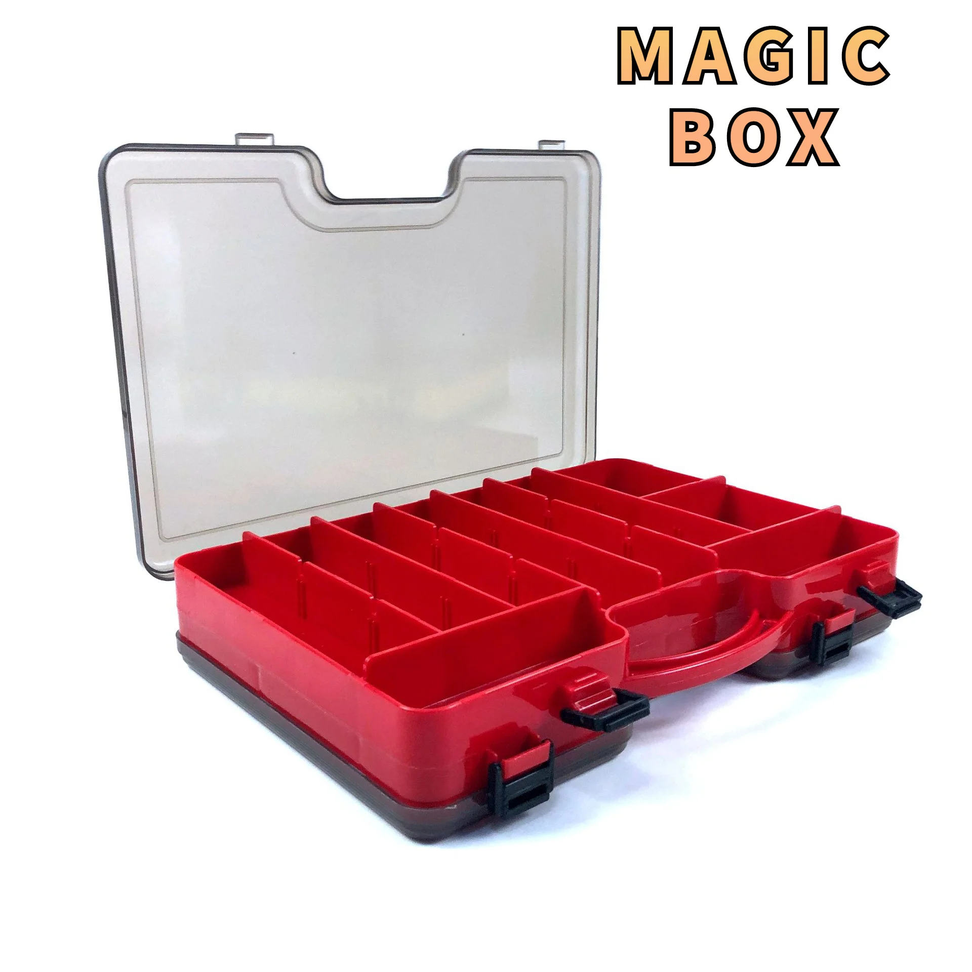 

Portable Hardware Car Storage Box 2-layer Parts Plastic Tool Box Outdoor Toolbox for Repair Fishing Accessories Tool Case