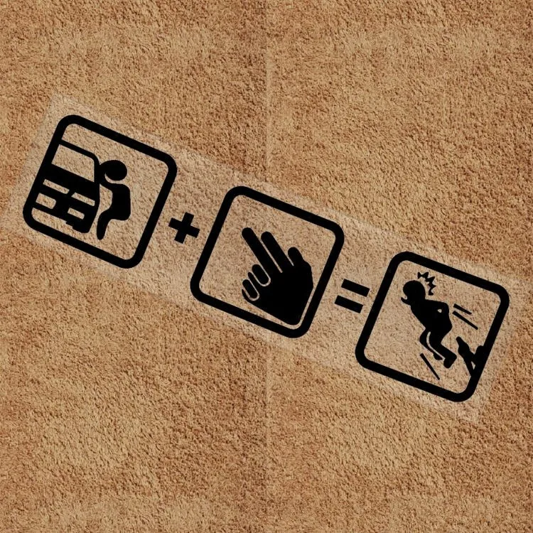 Интересные Индивидуальные фотообои 25 см * 6 4 не трогайте мой автомобиль|Наклейки