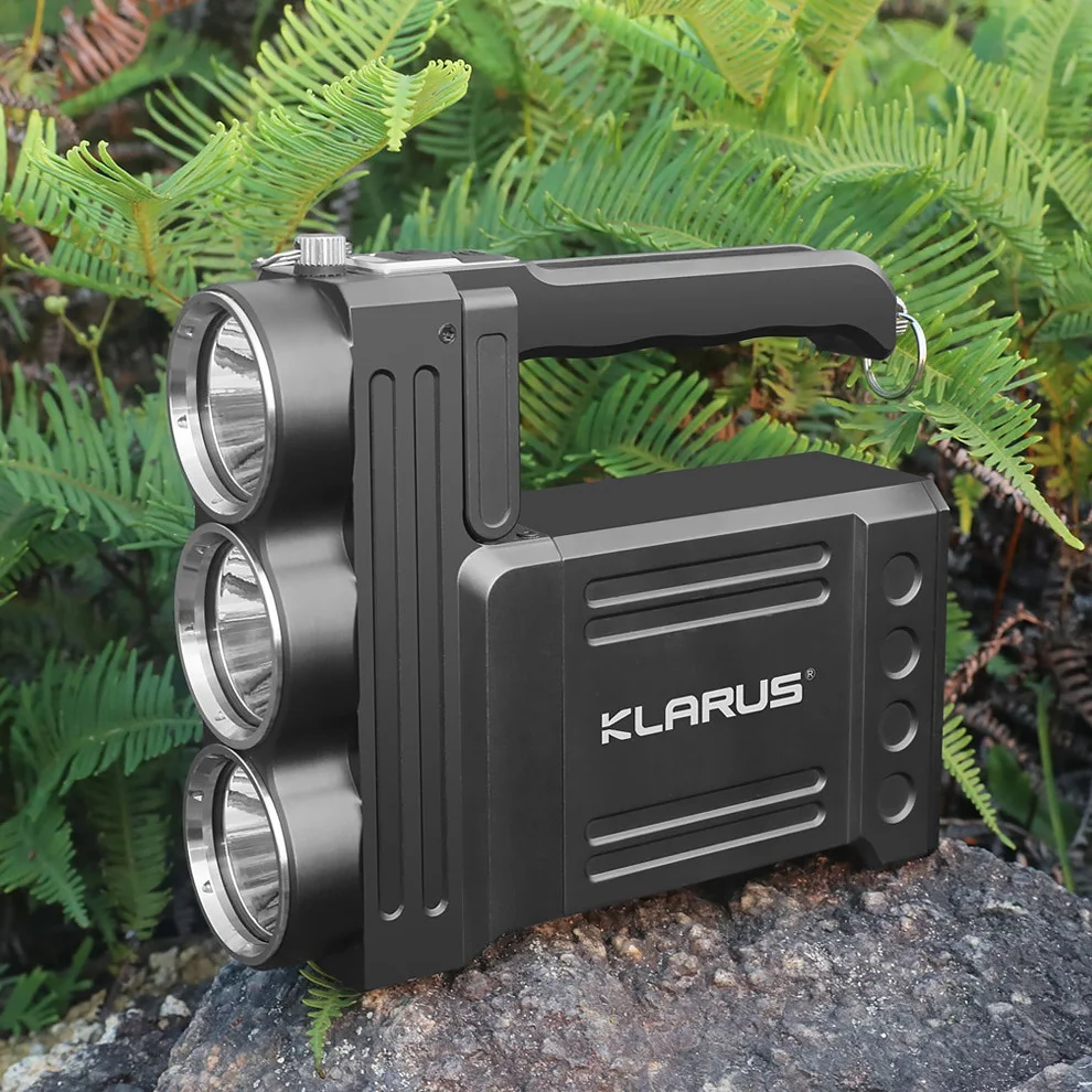 Цена Новый светодиодный фонарик KLARUS RS80GT CREE XHP70.2, фонарик 100000 люмен, светодиодный перезаряжаемый фонарь для кемпинга, поисковой пещеры