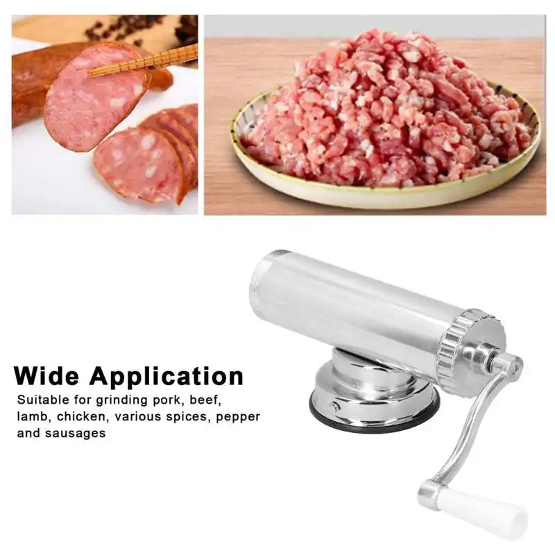 

Meat Grinder Multifunctional Manual Meat Processor Sausage Maker Chopper Mincing Machine Sausage Stuffer