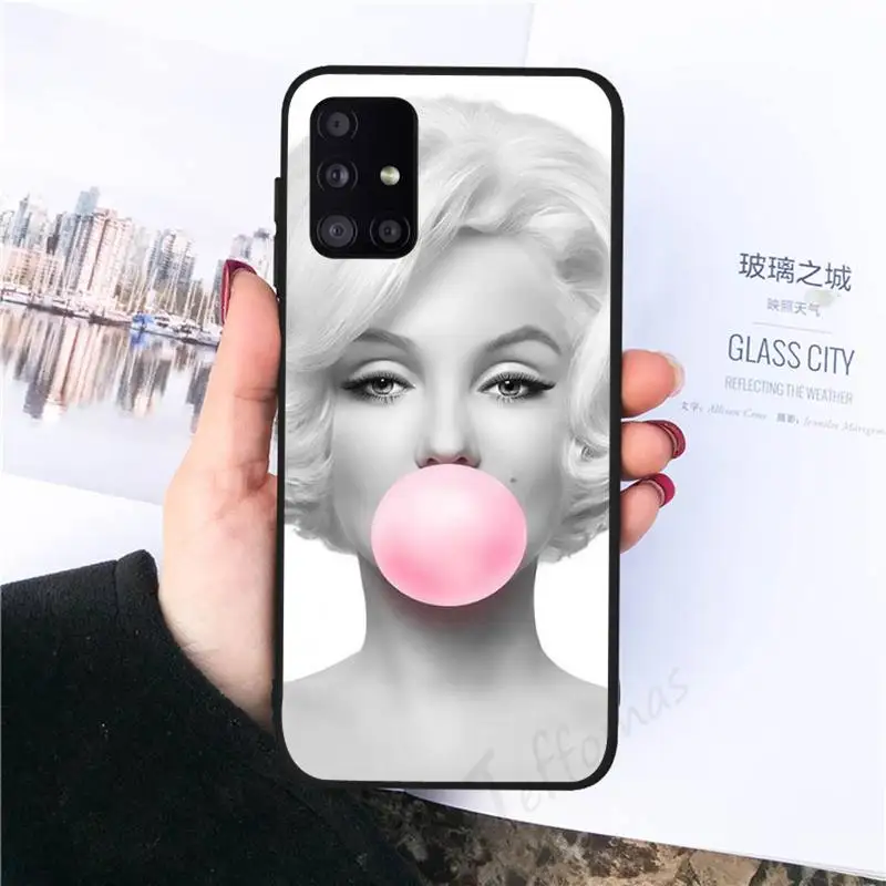

Marilyn Monroe Phone Case For Samsung galaxy S 7 8 9 10 20 edge A 6 10 20 30 50 51 70 note 10 plus