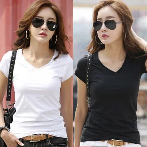 

2020 beige Tops T Shirt Women Cotton Female Tshirt